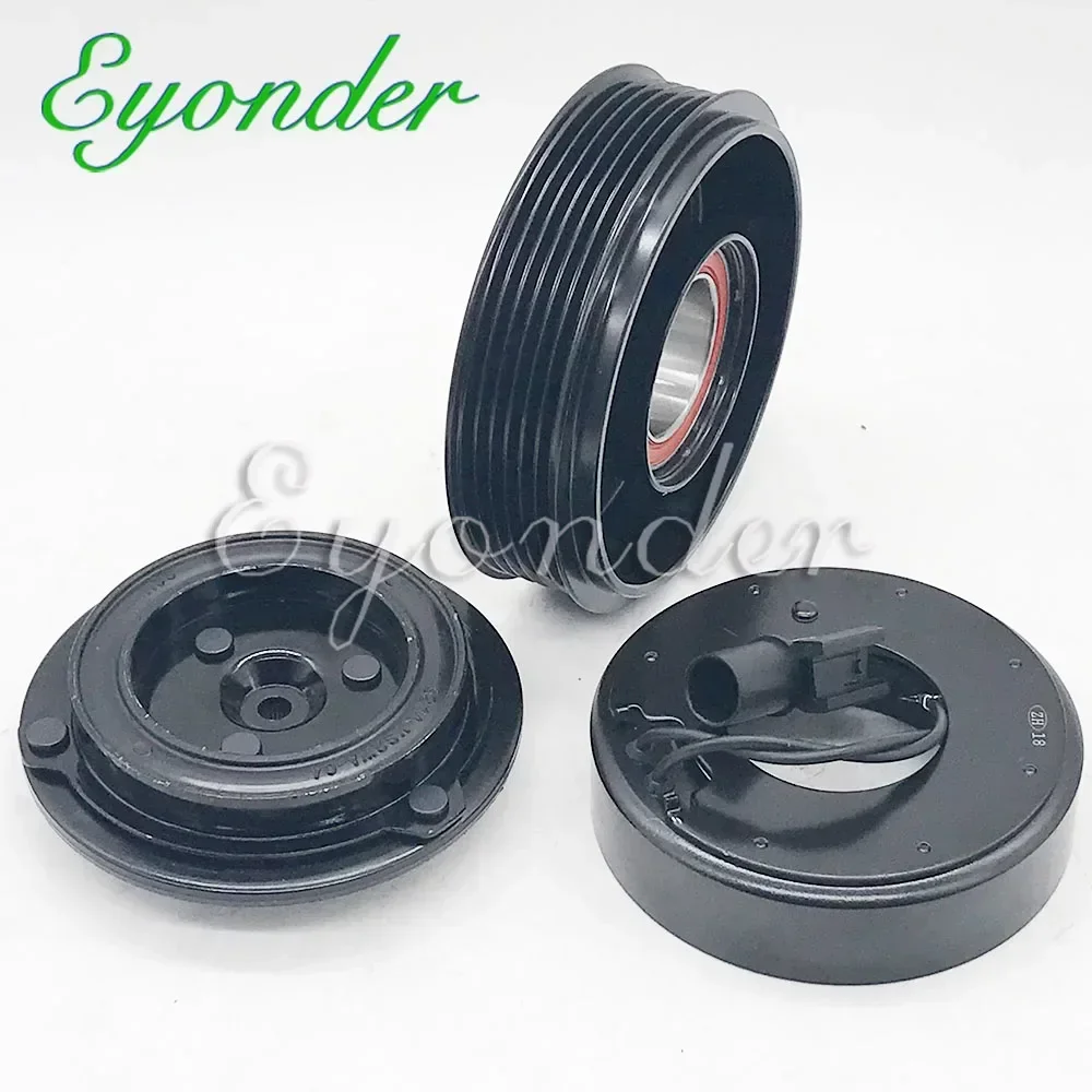 AC A/C Compressor Clutch Pulley DVE16 for Hyundai Tucson 2.0 Ix35 Kia Sportage CM108168 977012S000 97701-2S000 1027E-01500