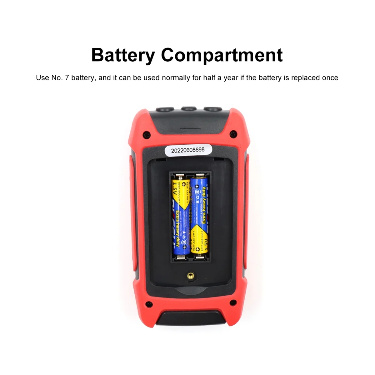 FS2202 Auto Range Multimeter 9999 Counts TRMS AC DC Voltmeter Amp NCV Resistance Capacitance Transistor Tester Red