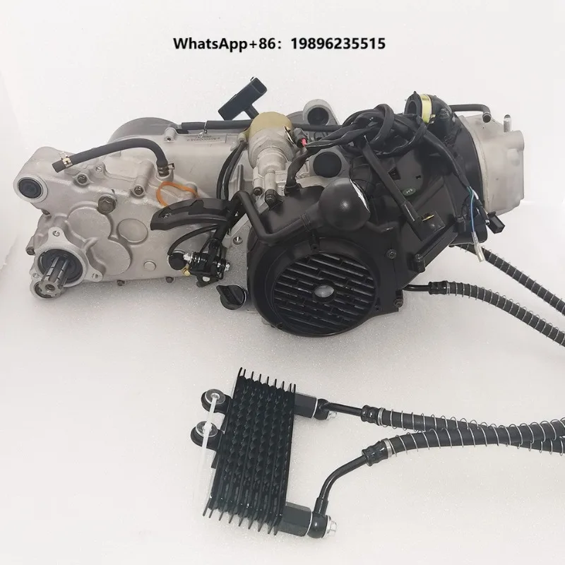 GY6 200cc Engine Assembly Oil Cooled Pull Start CVT Reverse Gear Motor for ATV Go Kart Sand Buggy