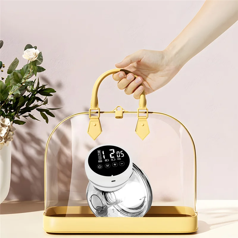 

75STO-Портативный молокоотсос, носимый электрический молокоотсос без помощи рук, экстрактор молока для матери, удобный молокоотсос