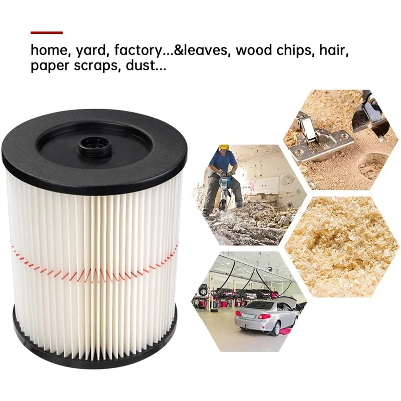 فلتر 9M-17816 لمتجر الحرفي Vac 9-17816 فلتر بديل رطب وجاف للحرفي 5/6/8/12/16/32 جالون