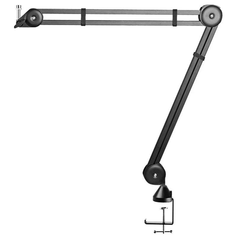 أفضل صفقات ميكروفون صدمة جبل مع ميكروفون تصفية الزجاج الأمامي و حامل ميكروفون قابل للتعديل تعليق بوم مقص الذراع Sta