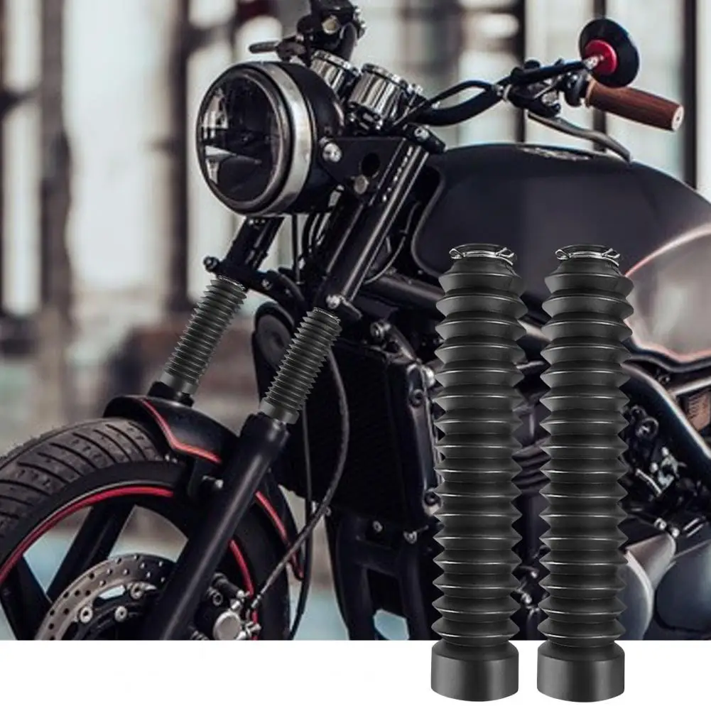 

Premium Front Fork Cover Temperature-resistant Rubber Lightweight Front Fork Dust Guard Motorcycle Accessories