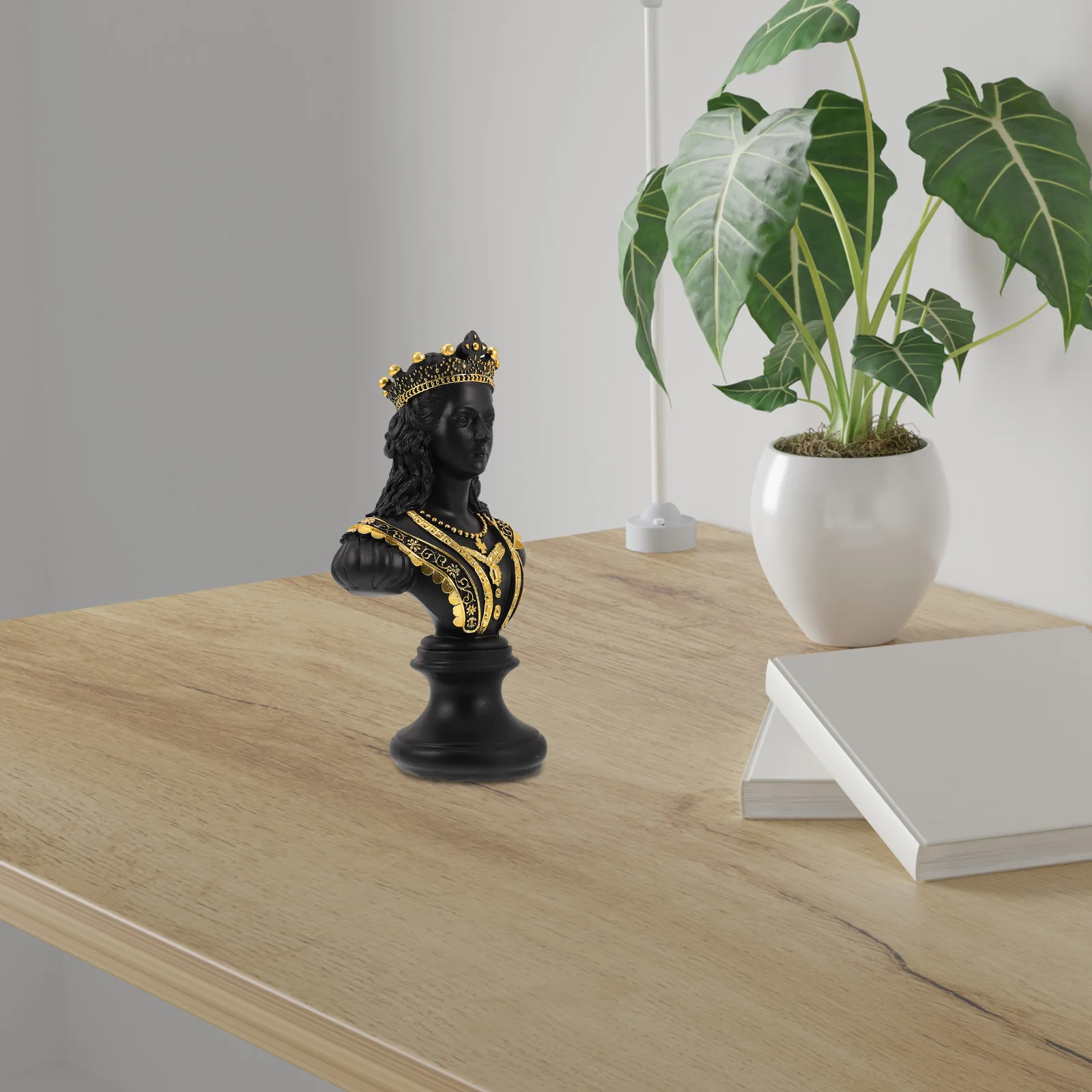 

Bust nament Decorative Resin Chess Statues for Home Office Bookshelf Tabletop Elegant Sculpture Stylish Accessories