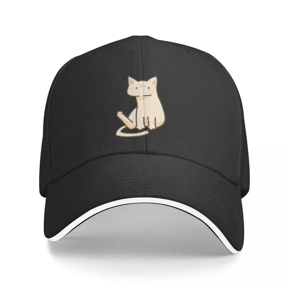 Cute Silly Beige Cat With His Paw In The Air Baseball Cap Hat Luxury Brand foam party Hat sun hat Men's Hats Women's