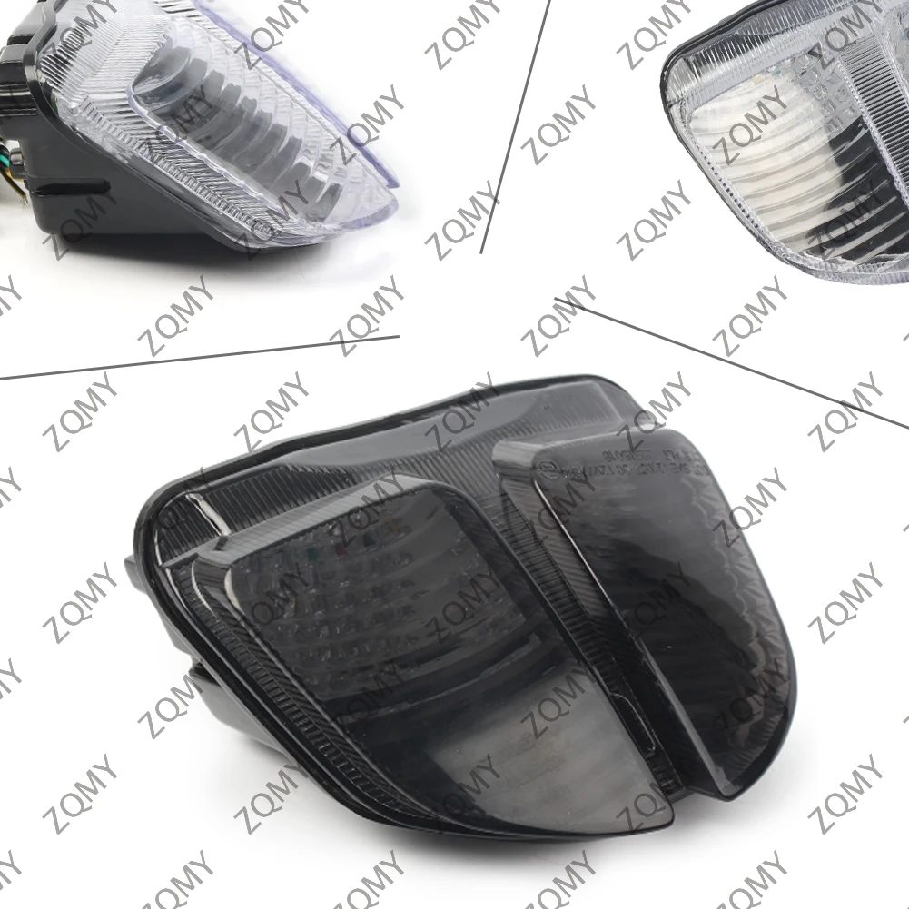 

E-Mark Motorcycle Rear Turn Signal Light For SUZUKI GSXR 600 750 K6 2005 2006 2007 Integrated LED Brake Tail Lamp