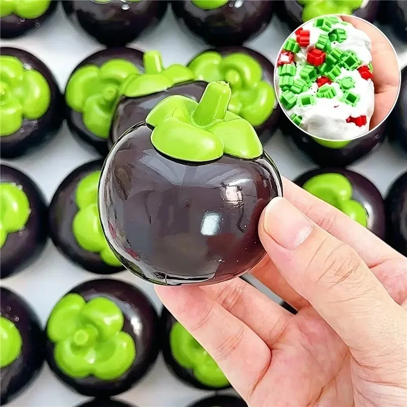 Bloc de tarte au chocolat, jouet anti-stress croustillant, ASMR, son croustillant, à presser, anti-stress, boule sensorielle apaisante pour adultes, cadeau de relaxation