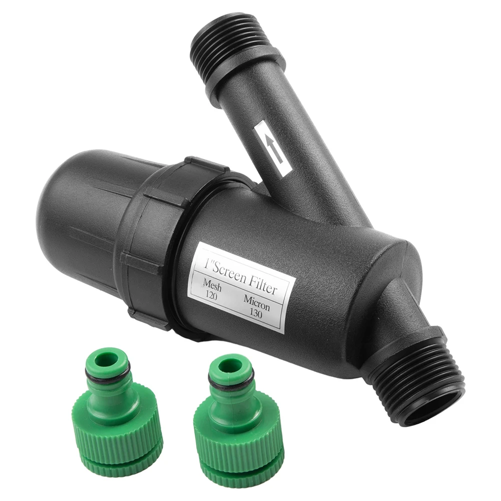 Essential 100 Mesh Water Filter Strainer for Garden Hose Drip Irrigation Long lasting Performance (DN20 Connector)