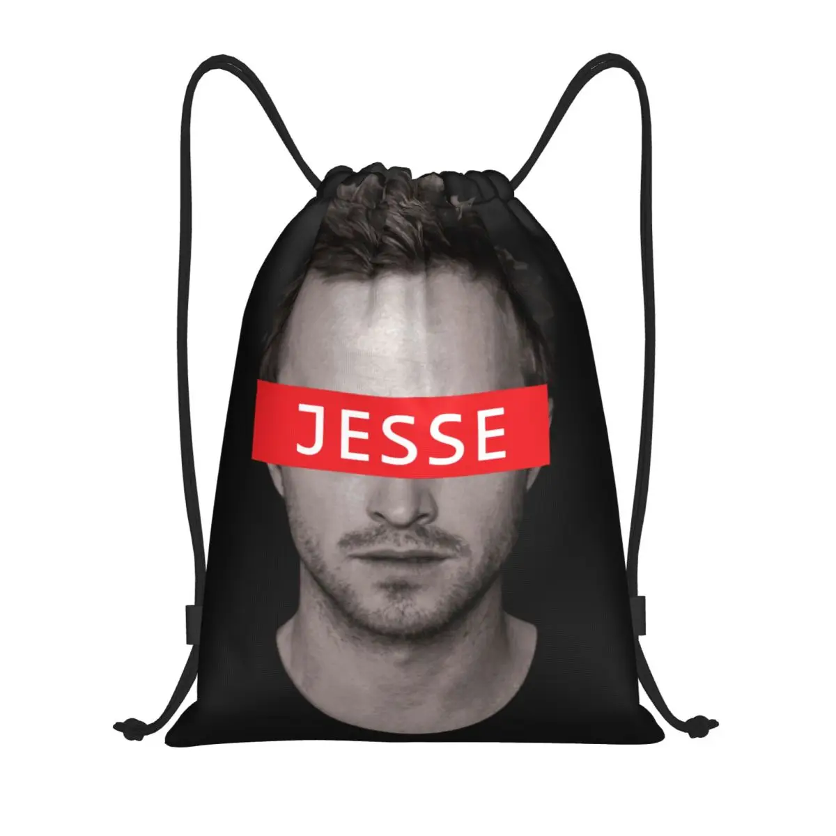 

Jesse Pinkman Breaking Bad Drawstring Backpack Sports Gym Bag String Sackpack for Running