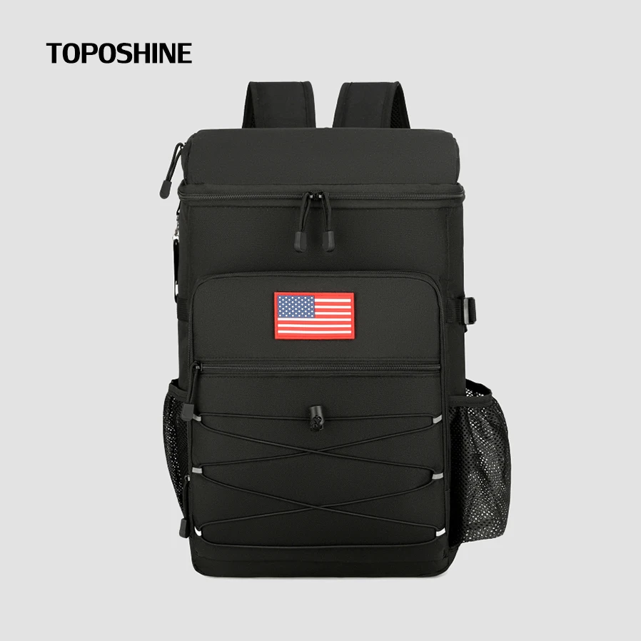 Toposhine 25L タクティカルバックパック アウトドアバッグ EDC フィットネスバックパック レディース/メンズ ハイキング サバイバルバックパック メンズ デュアルカップホルダー ジム