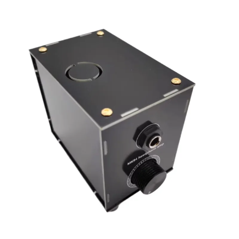 The mk84 tube amplifier features a push-pull voltage amplifier design utilizing 2sk170 and ecc84 tubes