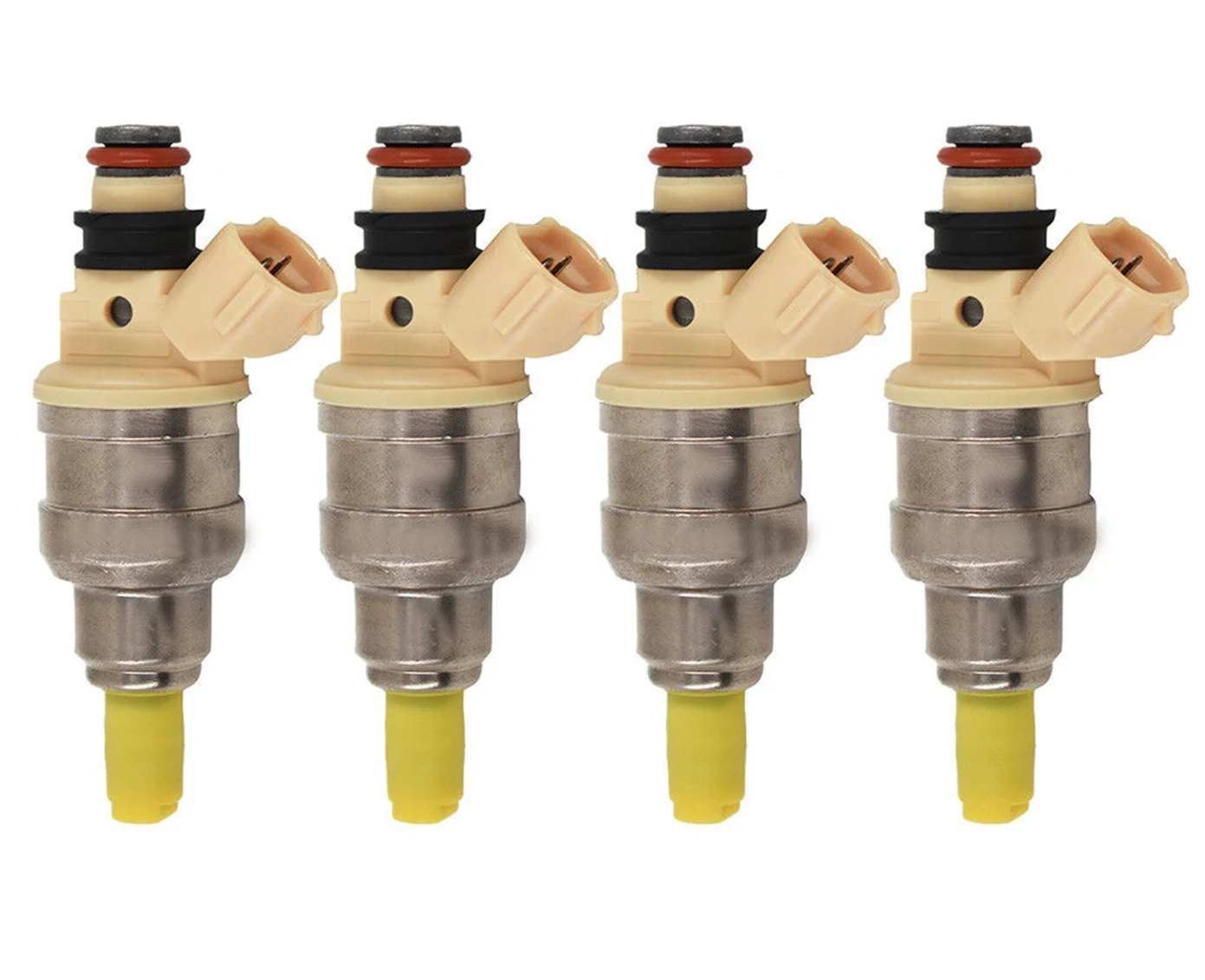Inyectores de combustible Inp-470 originales, 4 Uds., para Suzuki Sidekick Tracker X-90 1.6l 1992-1998 4g1549 15710-58b00 1571058b00 Inp470