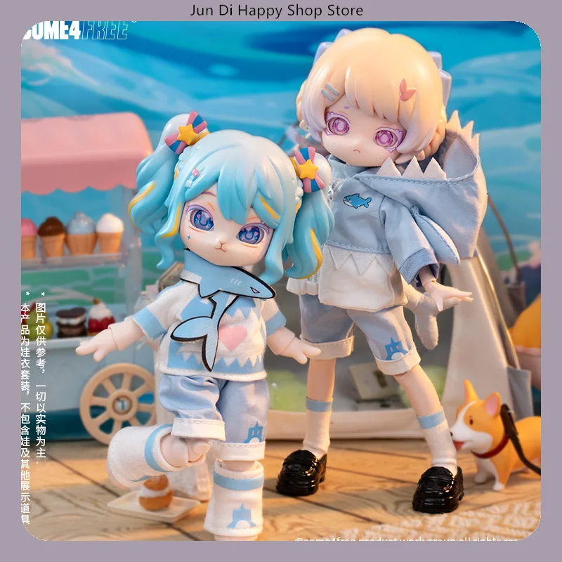 

COME4FREE Sardine Daily Series BJD Doll Clothes 1/12 Cute Dress Outfit for OB11Doll Dress