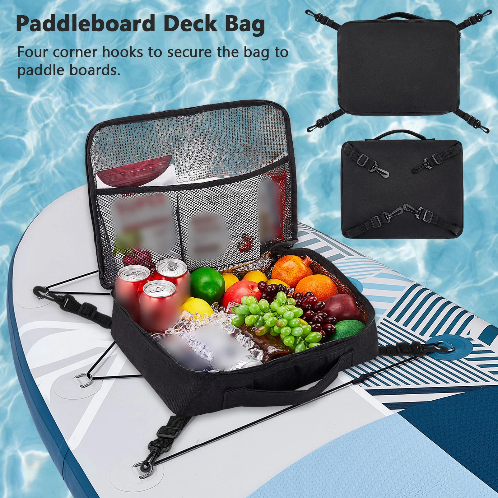 

Изолированная сумка для хранения большой емкости для серфинга на доске для серфинга. Легко носить с собой. Простота в использовании.