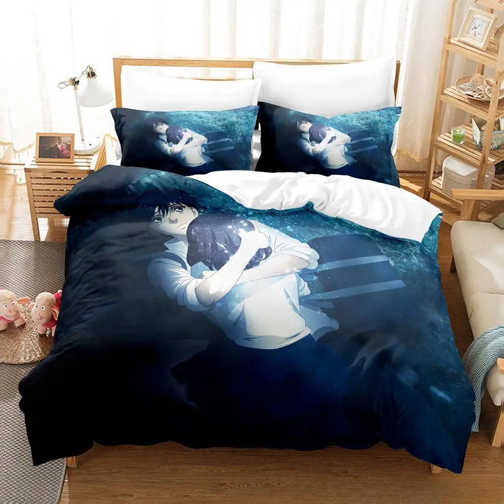 AO HARU RIDE Bedding Set Single Twin Full Queen King Size Bed Set Adult Kid Bedroom Duvetcover Sets 3D Print Anime Bed Sheet Set