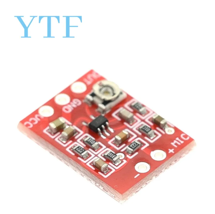 MAX4466 Electret Microfoon Versterker Board Microfoon Versterker Module Gain Verstelbare Pickup Frontstage