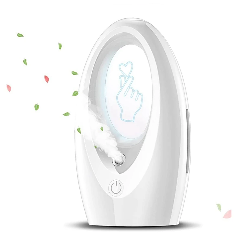 موزع الزيت العطري للمكتب ، مرطب شخصي ، وضعان بخاخ ، وظيفة الإضاءة الليلية ، صغير ،