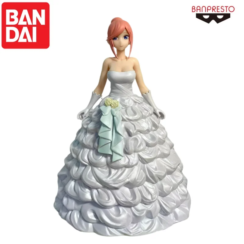 

Bandai в наличии, оригинальная модель куклы Banpresto Nakano Yotsuba, новая фигурка в штучной упаковке, анимационные периферийные устройства, персонажи