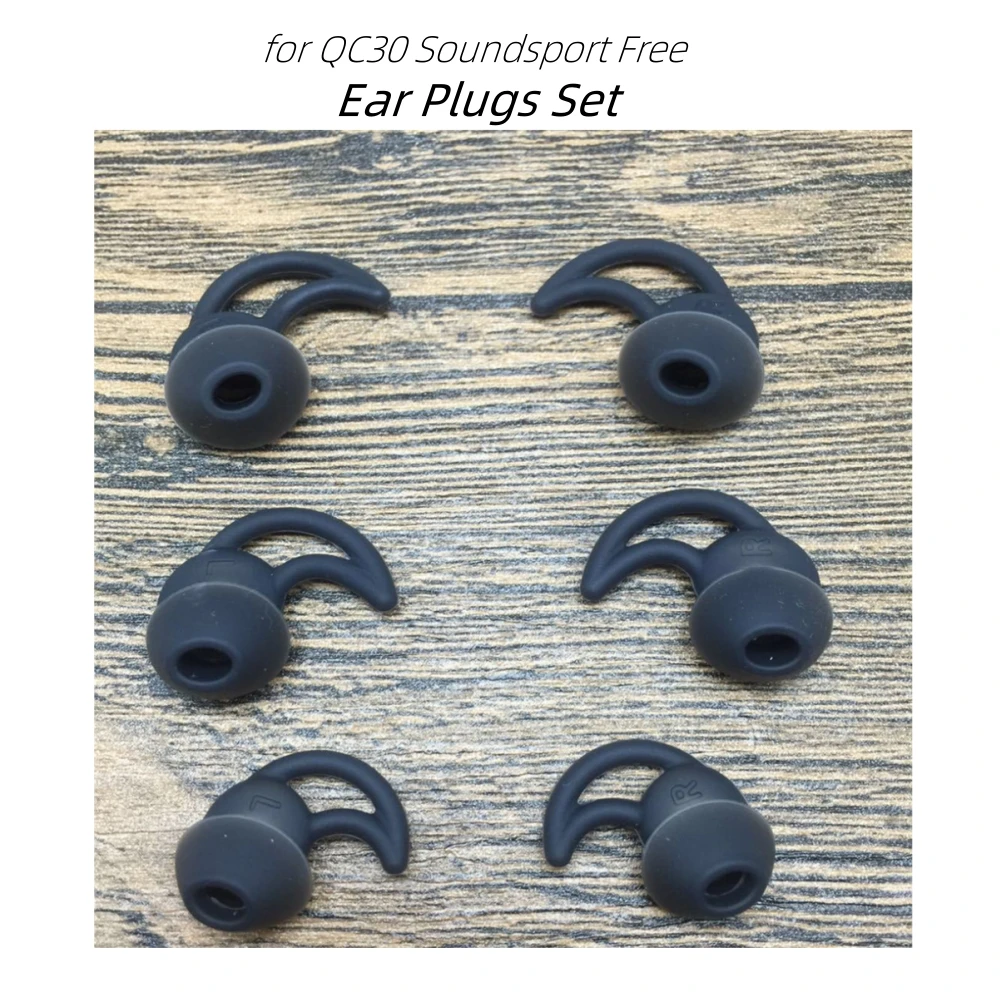 

For QC30 Soundsport Free Headphones Silicone Ear Plugs Set Ear Caps Ear Sleeves Earphones Accessories