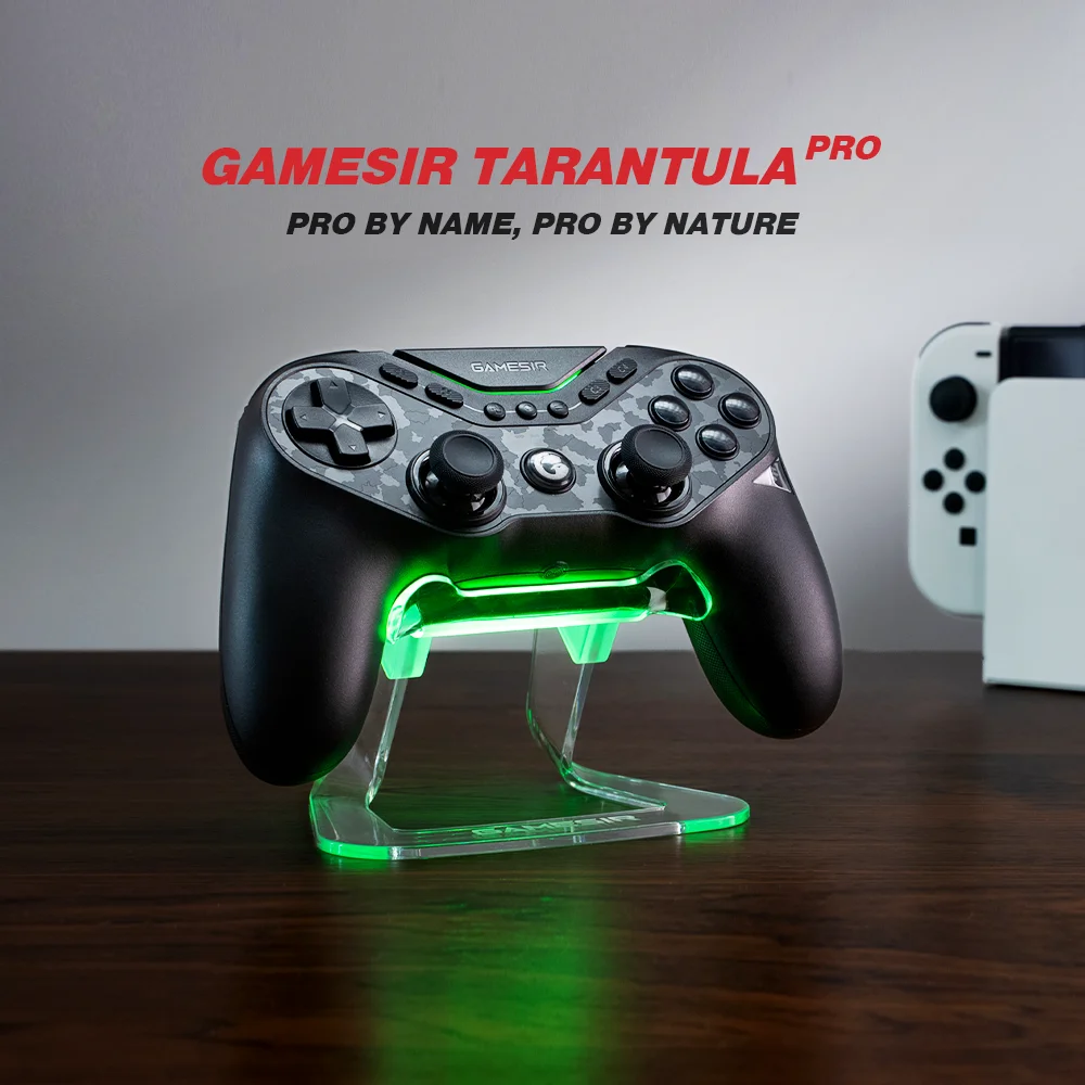 Tarantula Pro Wireless Controller Nintendo Switch Gamepad PC iOS Android Mag-Res TMR Joystick Switchable Face Buttons