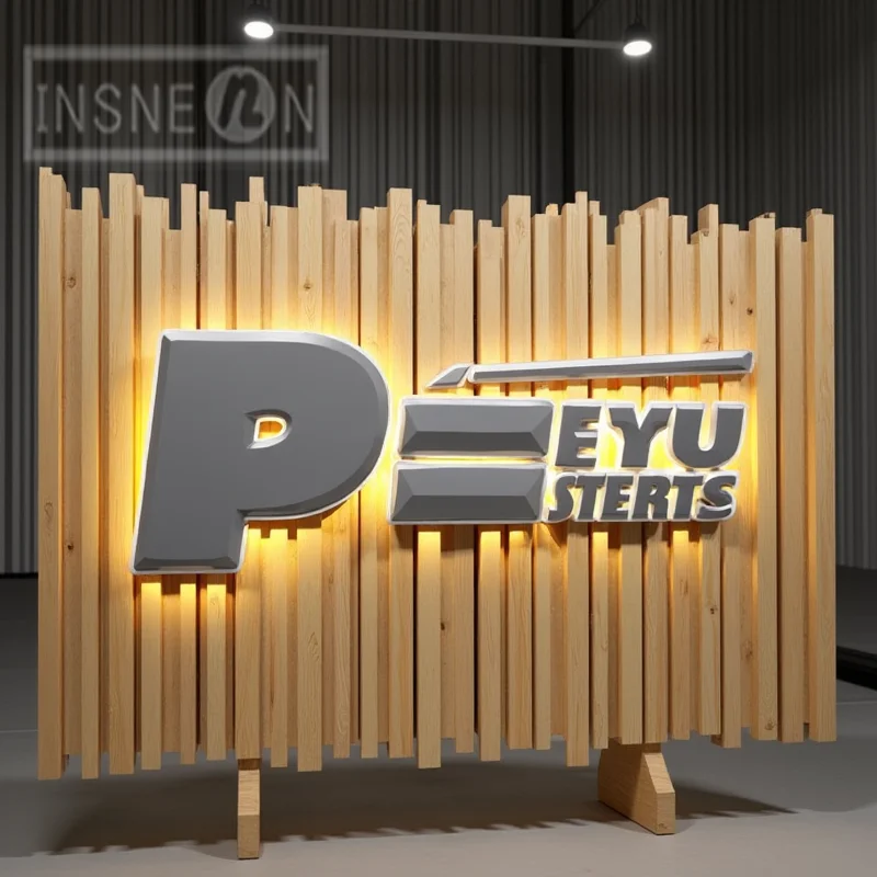 Custom 3D LED Light Up Metal Letters Sign For Storefront Business Outdoor Waterproof Illuminated Backlit Advertising Signage