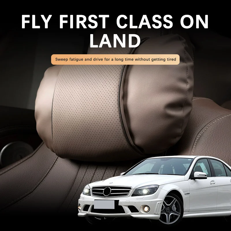 

NEW Top Quality Car Headrest Comfortable Anti-fatigue Soft Car Neck Support Pillow For Mercedes Benz C Class W204