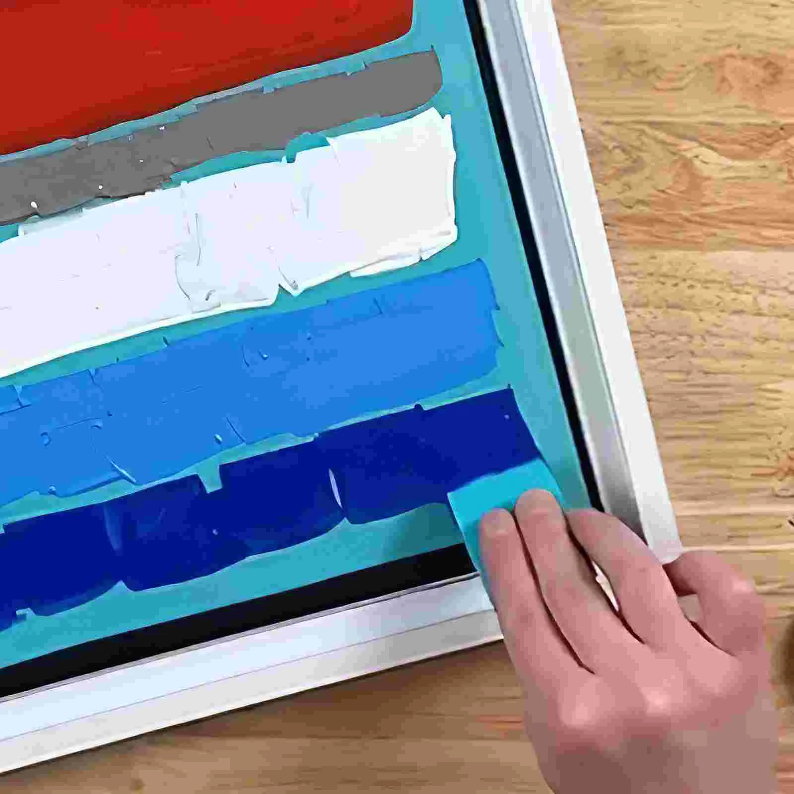 Screen Printing Rodo Suprimentos, Tinta De Seda Café, Raspador de Material Grosso, Borracha Do Raspador, 2 Pcs