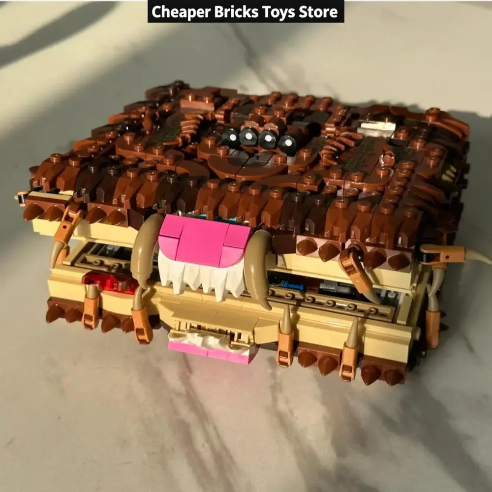 518PCS Fantasy Creature Book Home Model Brick Set – Creative Assembly  & Advanced DIY for Friends Gifts