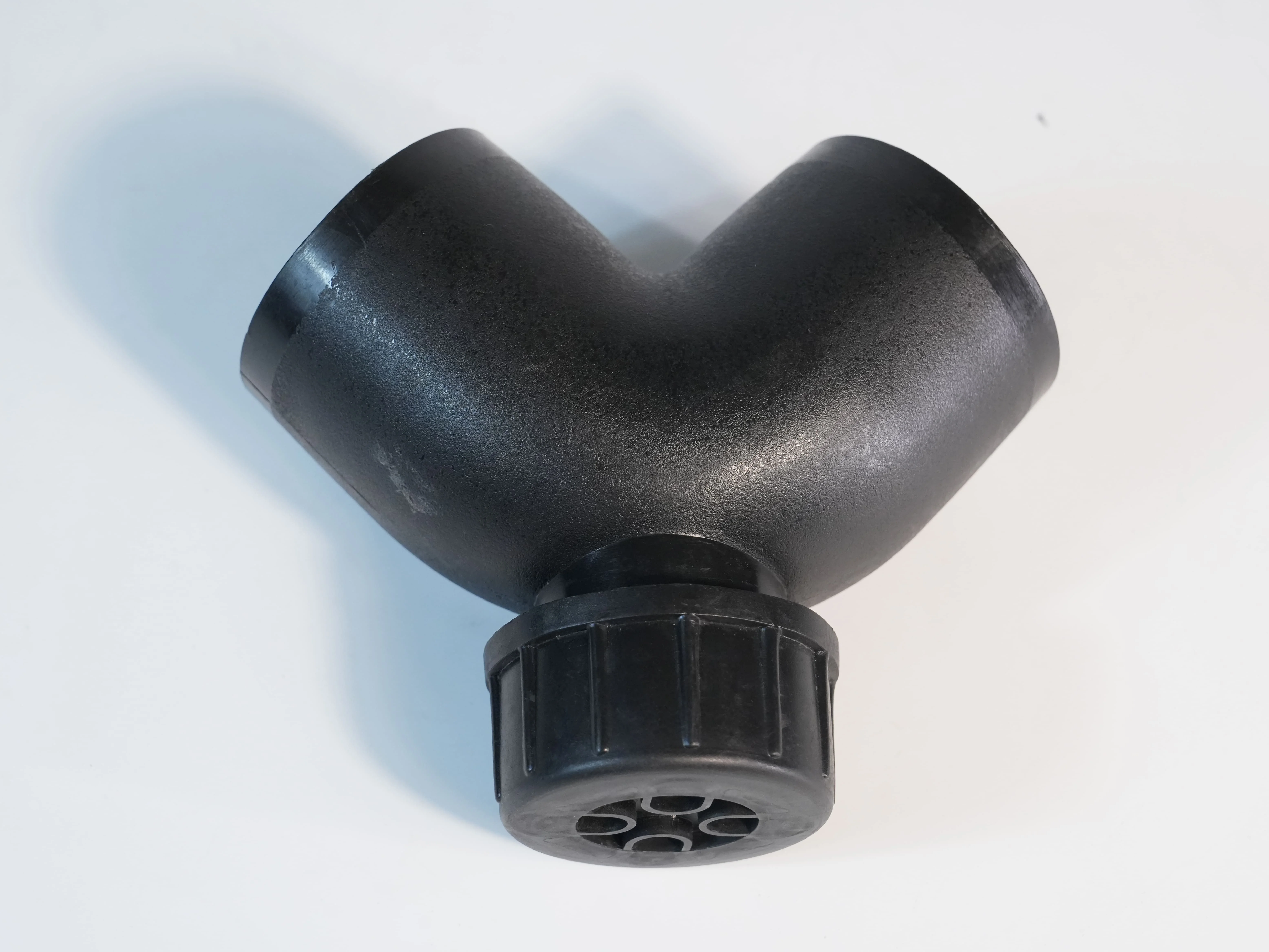 Corrugated 2 Inch Pn16 165Mm Male Adaptor Drainage Quick 45 90 Degree Elbow Adapter Tube Joint Plastic Hdpe Pipe Fittings