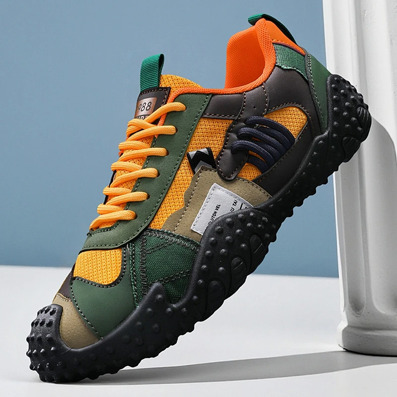 

2026 New Vulcanized Shoes Men Running Shoes Outdoor Sport Jogging Sneakers Flat Casual Sneakers for Men Shoes Zapatillas Hombre