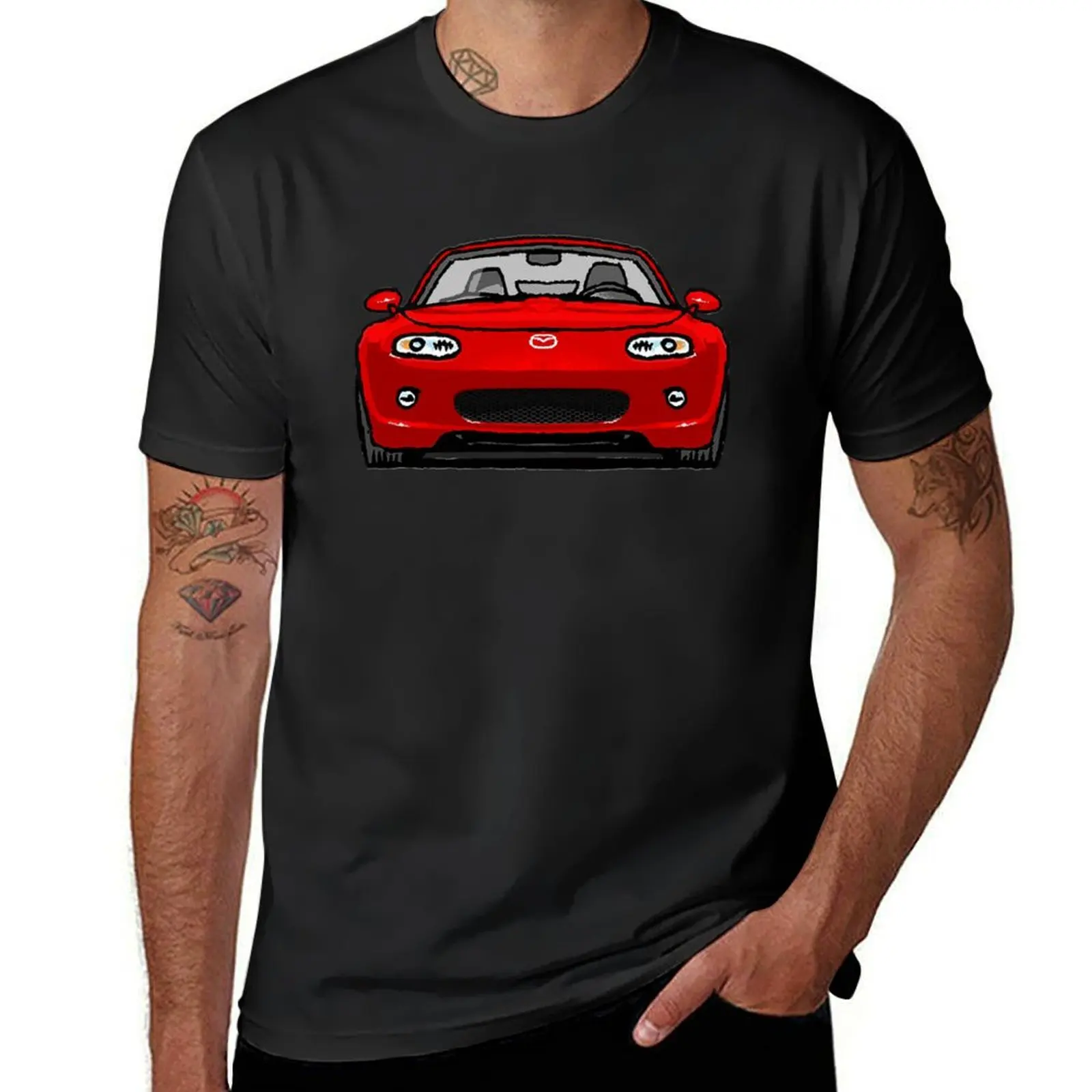 MX5 Miata NC - NC1 Red T-Shirt summer top summer clothes aesthetic clothes designer t shirt men