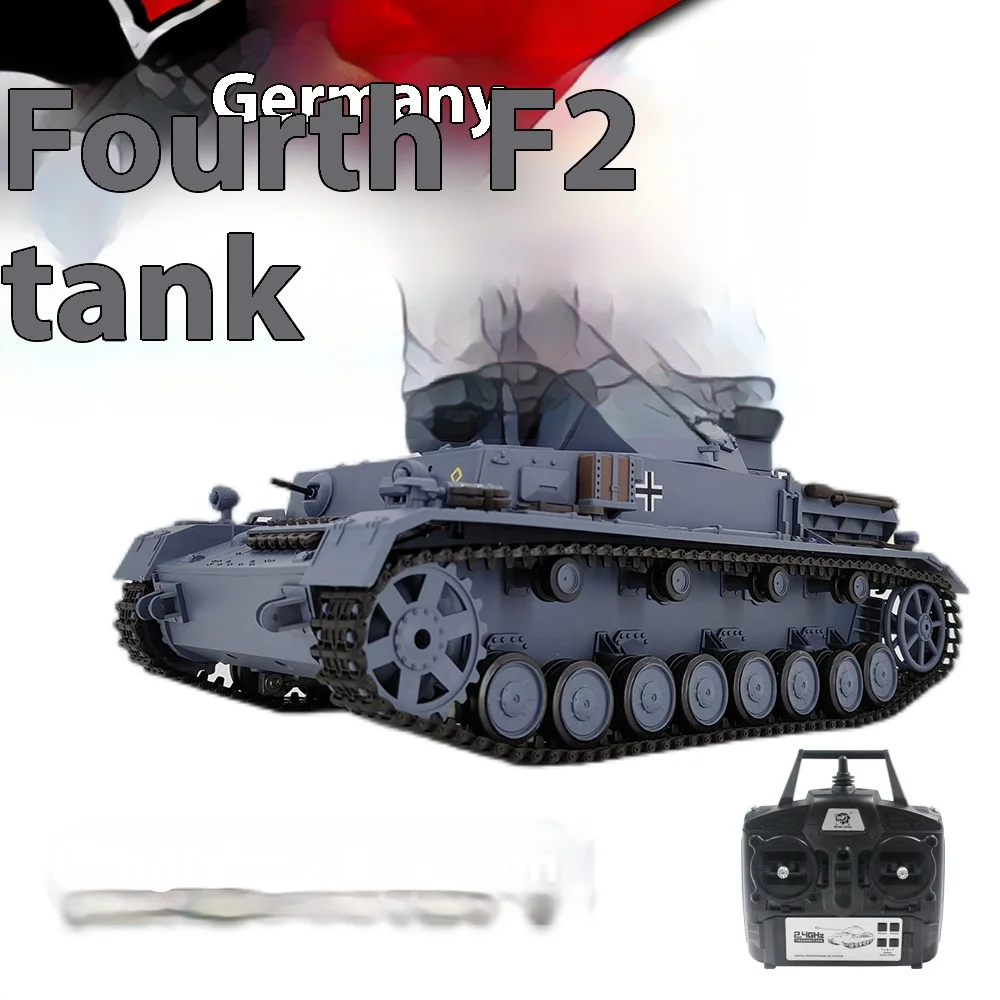 Henglong Ku Bing Remote Control Gift Children'S Toy Simulation Tank Medium Support Multi Functional Battle Tank Model Vehicle