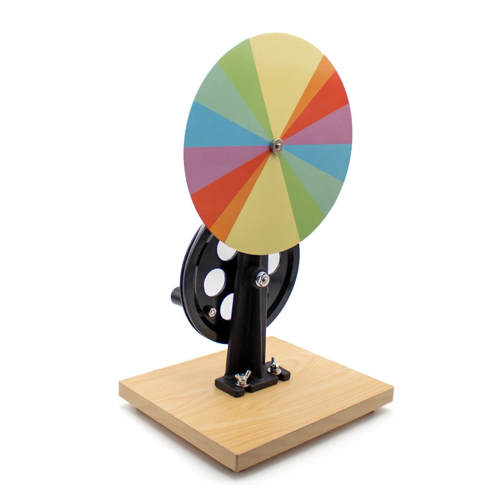 Hand-Crank Newton Color Disc – Seven-Color Optical Mixing Science Experiment Tool for Middle School Physics Teaching