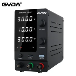 GVDA Digital DC Power Supply Adjustable DC Regulated Switchable Laboratory Bench Power Source Stabilizer Voltage Regulator