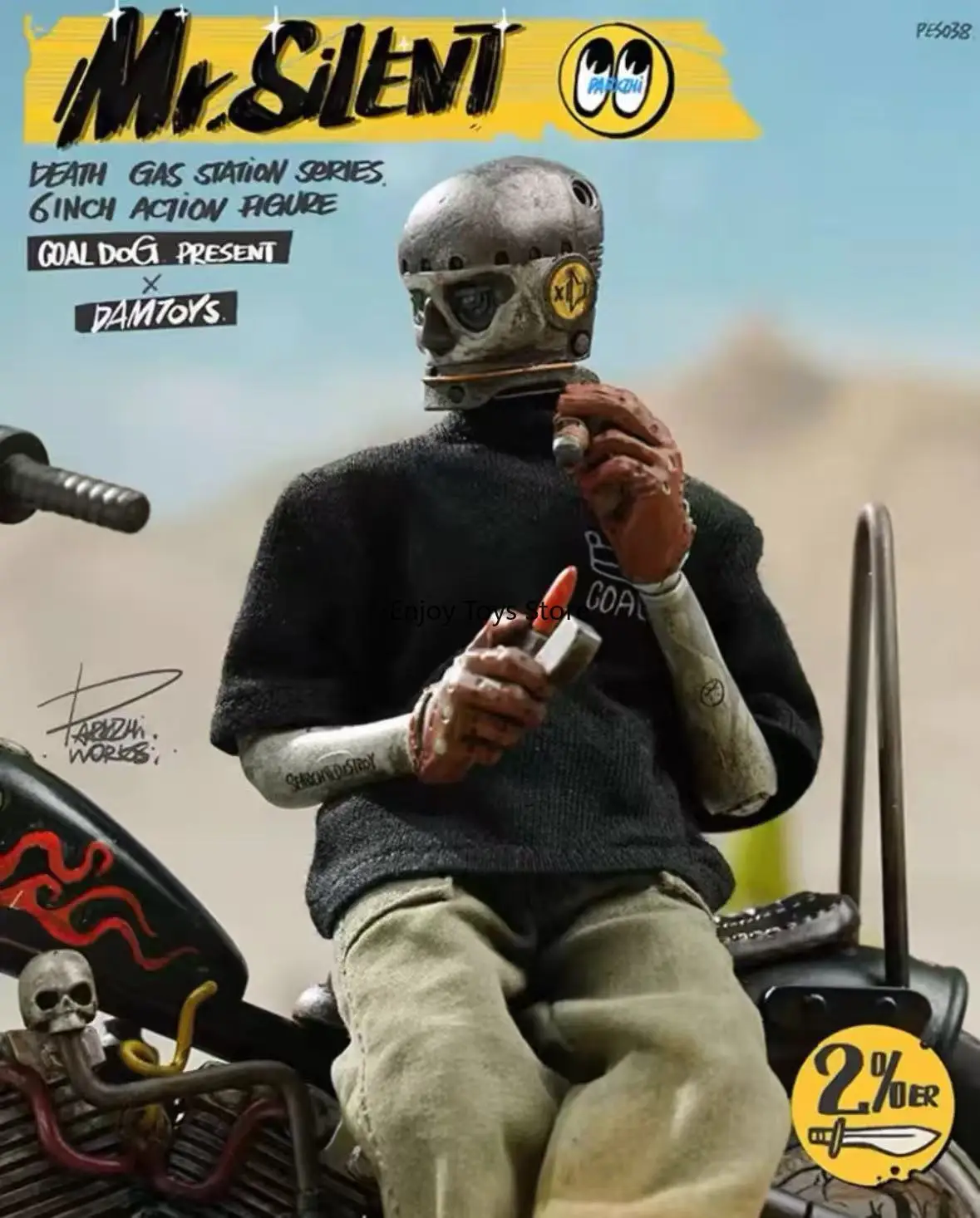 

В наличии Оригинальная кукла Coal Factory Black Dog Desperate Gas Station Mr. Quiet PES038, люкс-издание