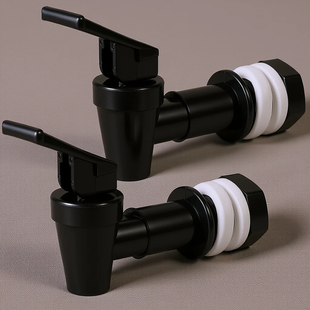 

2Pcs Reusable Plastic Water Dispenser Spigot Replacement Tap for Water Cooler Glass Bottle Dispenser Bucket Spigot