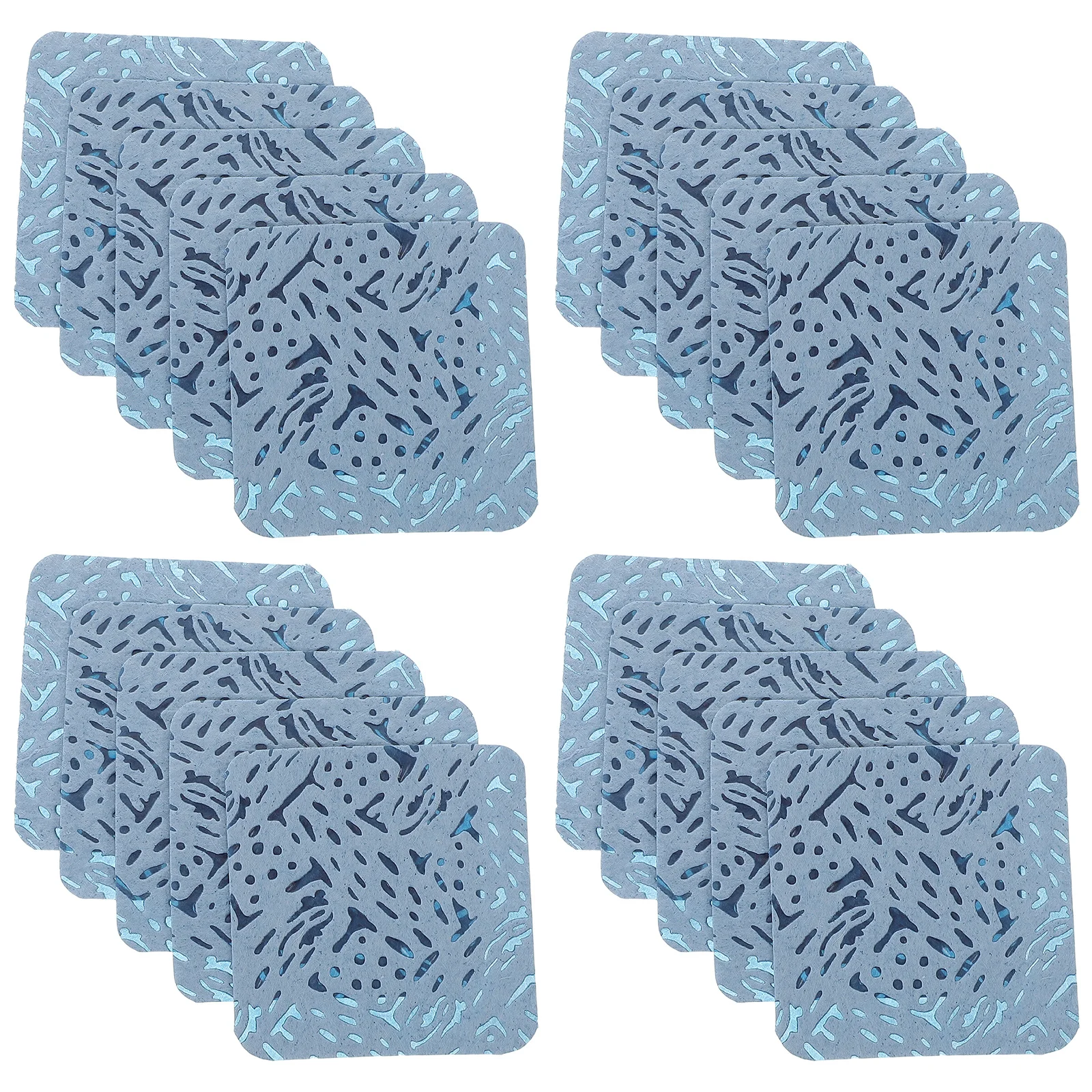 540 Stücke Keine Lint Nageltücher Nagellackentferner Pads Gel Pinzette Kleber Düse Wimpern Reise Maniküre Liefert Himmel-Blau