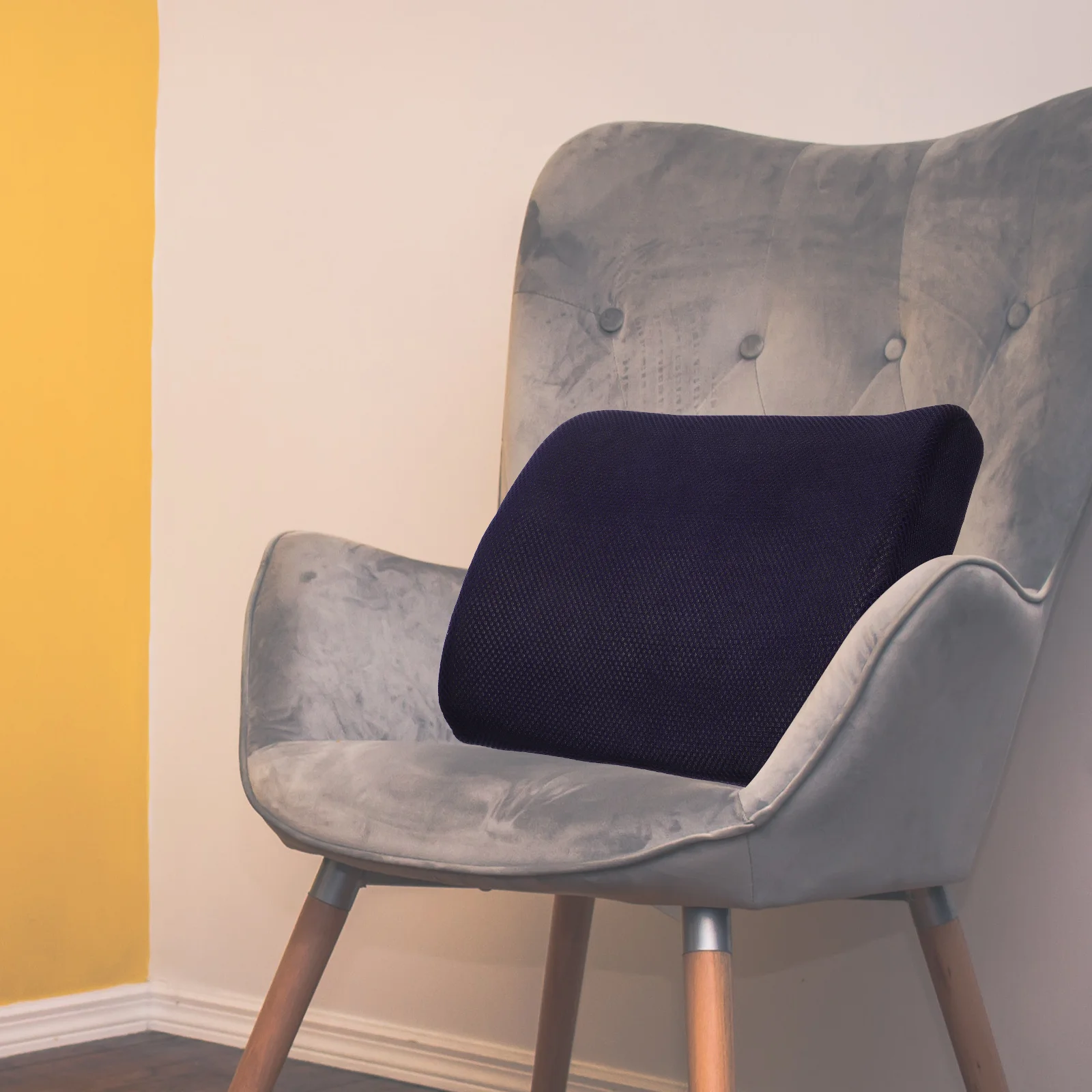 

Memory Foam Lumbar Support Cushion Breathable Mesh Backrest Office Car Gaming Chair Ergonomic Posture Support Pillow