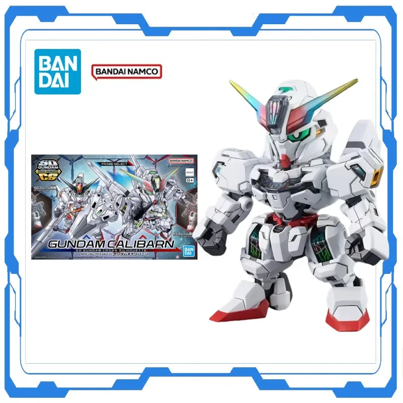 

Bandai натуральная аниме-модель Gundam, экшн-фигурка SDCS Gundam Calibarn, пластиковая сборная модель, комплект, коллекция, экшн-кукла, комплект робота