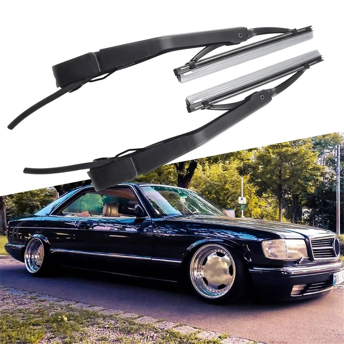 Headlight Wiper Light Wiper Car Accessories for Mercedes-Benz W126 A1268204544 A1268204644