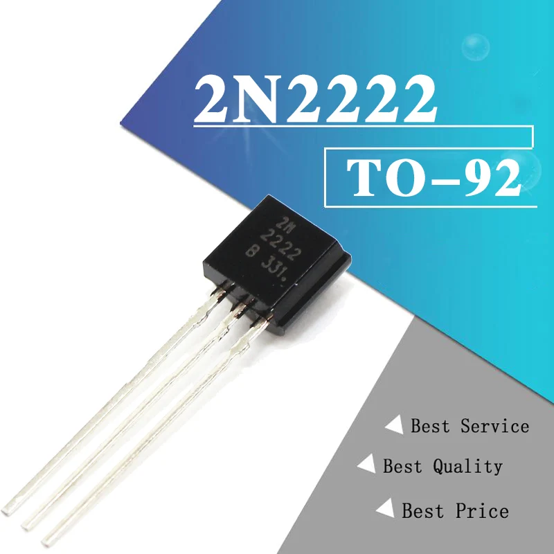 100PCS 2N3904 TO-92 2N2222 2N2907 2N3906 2N4401 2N4403 2N5088 2N5089 2N5551 2N5401 2N7000 2N5087 2N4402 NPN Transistor