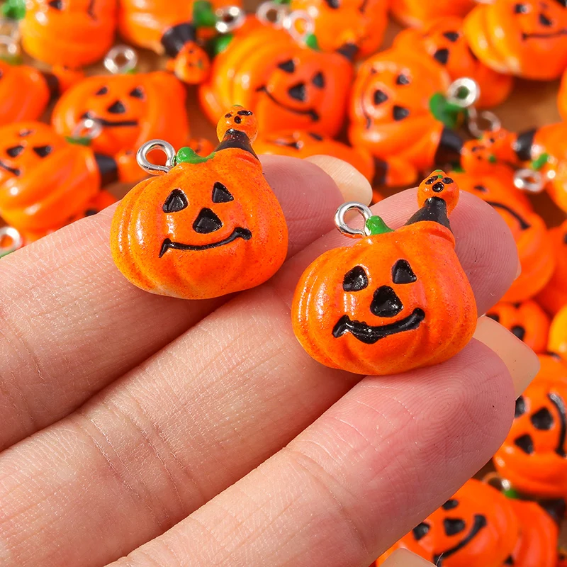 10 teile/los 21*17mm niedlichen Kürbis Charms Anhänger für Schmuck Herstellung Halskette Ohrringe DIY Zubehör liefert – Detail 4