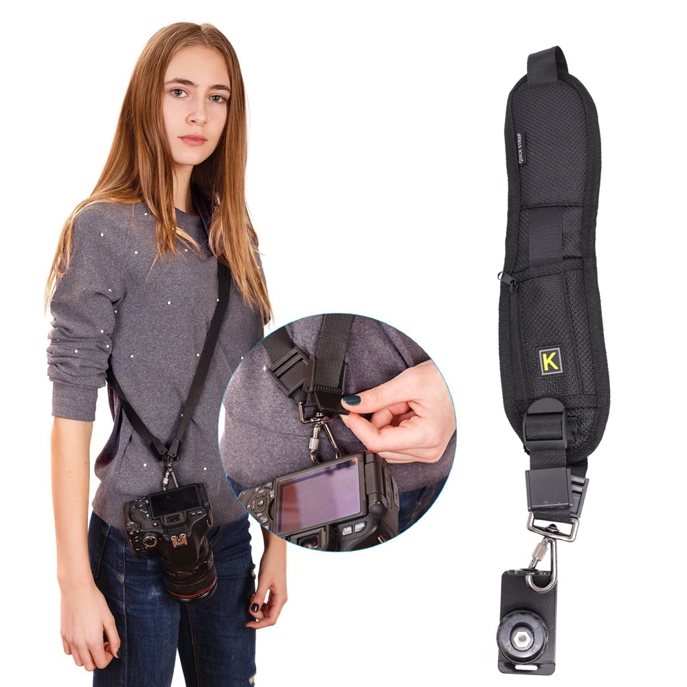 New Portable Shoulder Camera Strap for DSLR Digital SLR Camera Canon Nikon Sonys Quick Rapid camera accessories Neck Strap Belt