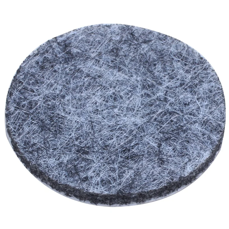 50Pcs Round Shaped Table Chair Furniture Leg Felt Mat Pad Gray