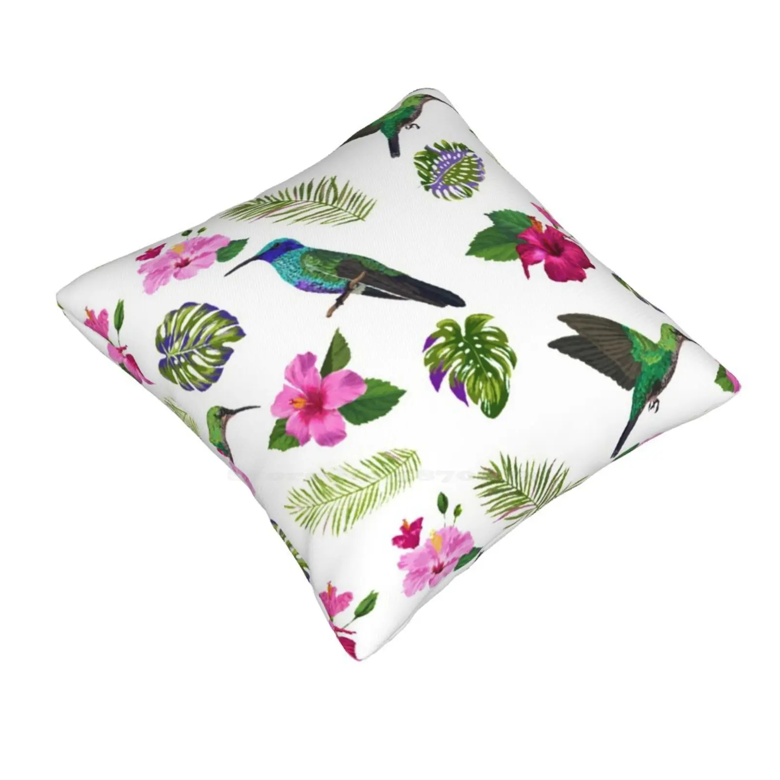 Cute Colibri Home Sofa Car Waist Throw Pillowcase Cute Colibri Colibrí Colibri Bird Colored Colibri Rainbow Colibri I Love