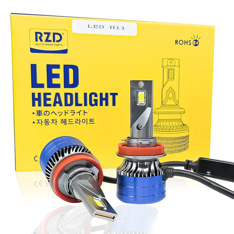 

1Pair H7 LED 30000LM Headlights Front Fog Lamp 6000K H1 H4 H11 H3 9005 9006 HB3 HB4 High Power 1200W 12V 6pcs Lamp Beads Chips