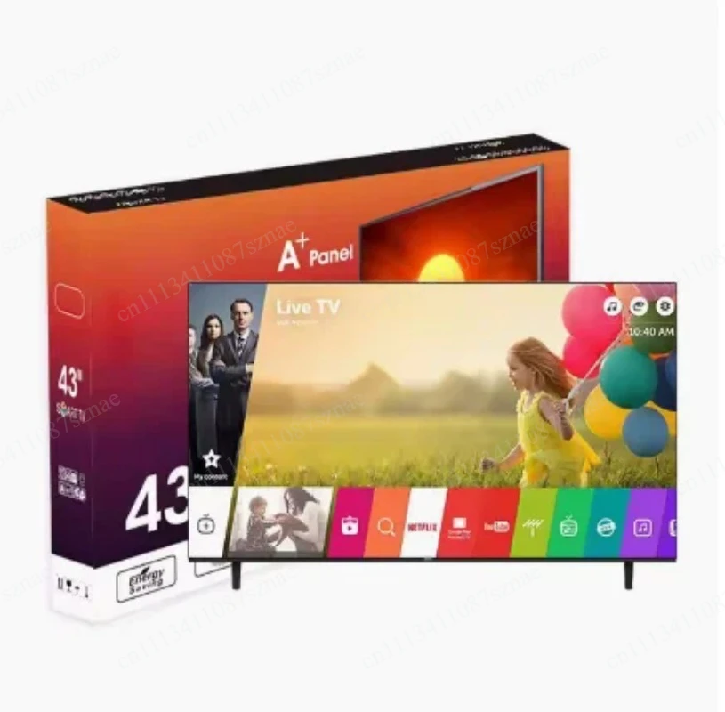 4K Smart TV 32 43 50 55 65 75 Inch Television for Home, Entertainment Living Room and Office Application Use