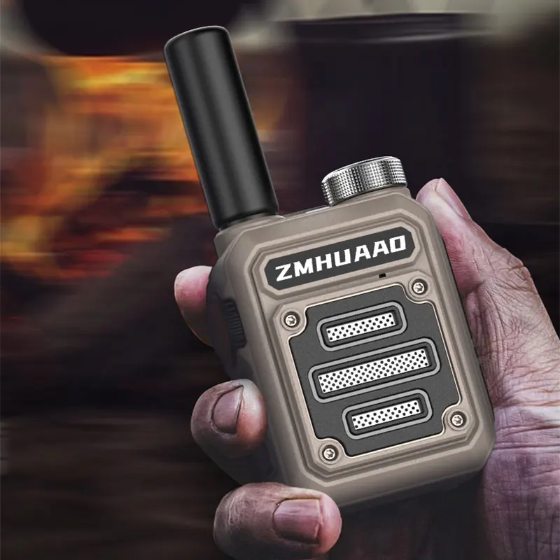 

Mini walkie talkie one key frequency matching outdoor 50 kilometers construction site hotel Type-c charging small handheld table