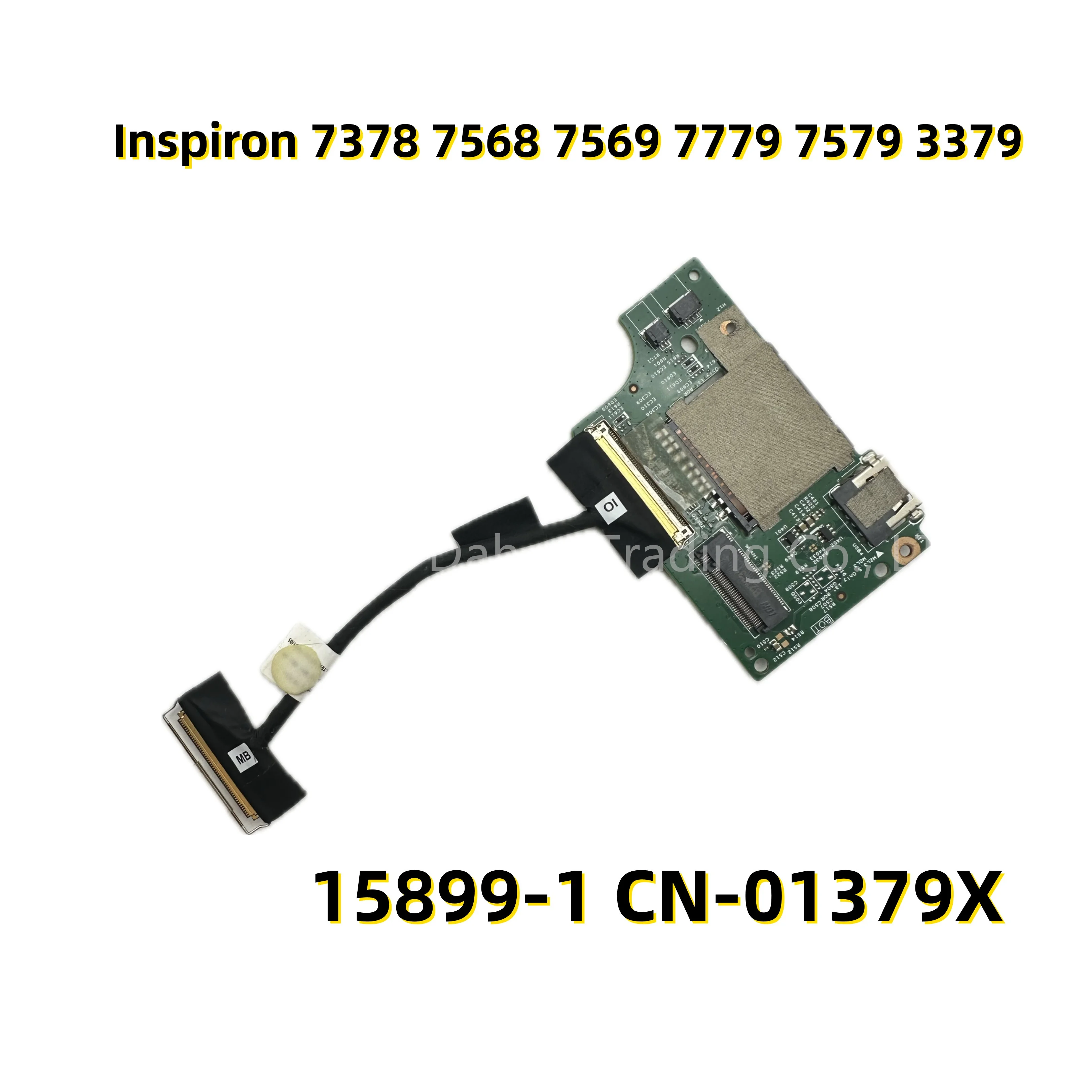 

Для Dell Inspiron 7378 7568 7569 7779 7579 3379 USB SD Card Reader IO монтажная плата 15899-1 CN-01379X