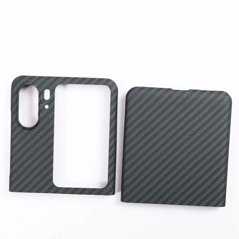 Carbon Fiber Case for OPPO Find N2 Aramid Fiber Flip Cover Shockproof Protection Cover Phone Accessories
